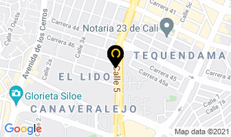 Mapa de La Casona Del Estilista en Cali