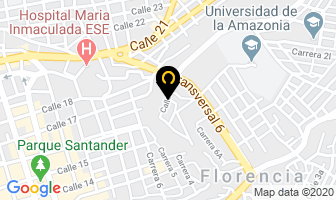 Mapa de La Catorce Distribuciones en Florencia