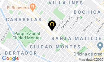 Mapa de La Caucana en Bogotá D.C