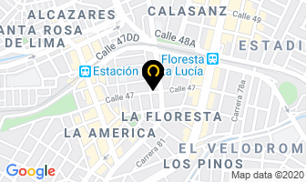 Mapa de La Cava en Medellín