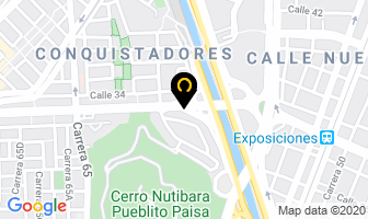 Mapa de La Caverna De Baco Licorera La 33 en Medellín