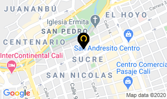 Mapa de La Cerradura en Cali