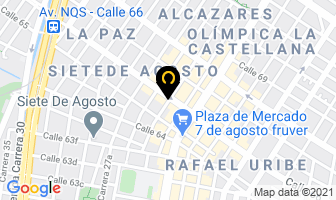 Mapa de La Chevrolet Ltda. en Bogotá D.C