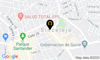 Mapa de La Clinica Del Rayon en Sincelejo