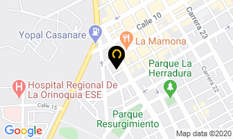 Mapa de La Clinica Del Rayon en Yopal