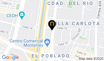 Mapa de La Colmena en Medellín