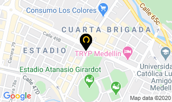 Mapa de La Colmena Estadio en Medellín