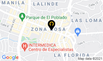 Mapa de La Colmena Express en Medellín
