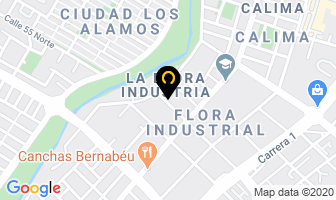 Mapa de La Copa Fútbol 5 en Cali