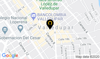 Mapa de La Departamental en Valledupar