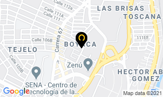 Mapa de La Divina en Medellín