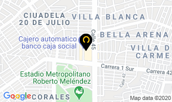 Mapa de La Dulcería en Barranquilla