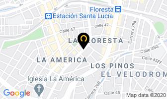Mapa de La Dulcería en Medellín