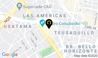 Mapa de La Embajada Del Pacifico en Bogotá D.C