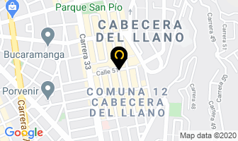 Mapa de La Empanada Bailable en Bucaramanga
