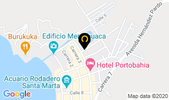 Mapa de La Escollera en Santa Marta