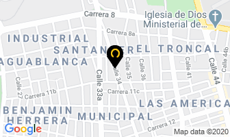 Mapa de La Fabrica en Cali
