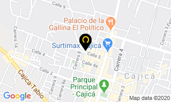 Mapa de La Fachada en Cajicá