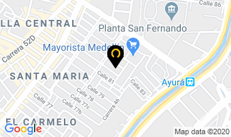Mapa de La Flor Del Platano en Itaguí