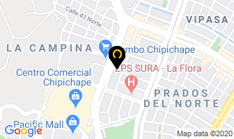 Mapa de La Flora Peluqueria en Cali