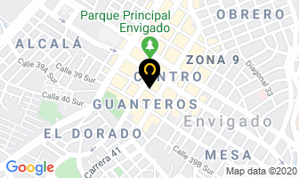 Mapa de La Frijolera en Envigado