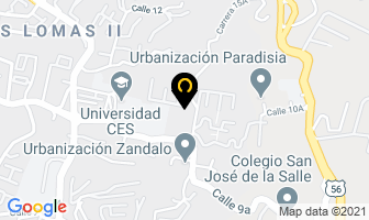Mapa de La Fuente en Medellín