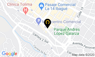 Mapa de La Gómez Distribuidora en Ibagué
