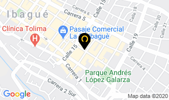 Mapa de La Gran Bodega Del Jean en Ibagué
