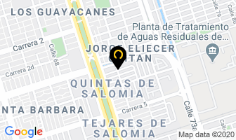 Mapa de La Gran Esquina en Cali