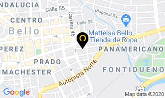 Mapa de La Gran Ventana en Medellín