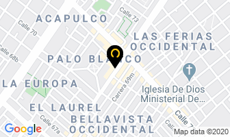 Mapa de La Gran Via en Bogotá D.C