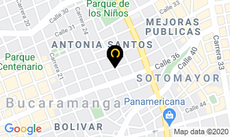 Mapa de La Granja en Bucaramanga
