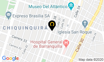 Mapa de La Granja Avícola en Barranquilla