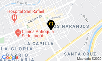 Mapa de La Guaca Dorada en Itaguí