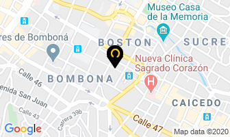 Mapa de La Jaula De Oro en Medellín