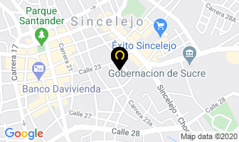 Mapa de La Kava en Sincelejo