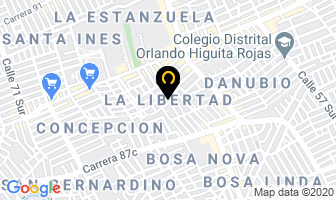 Mapa de La Libertad en Bogotá D.C