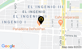 Mapa de La Llanerita Gourmet en Cali