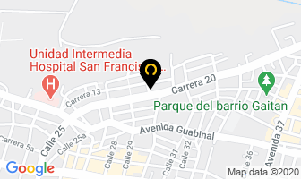 Mapa de L.a. Mensajeros en Ibagué