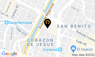 Mapa de La Mesa Del Sabor en Medellín