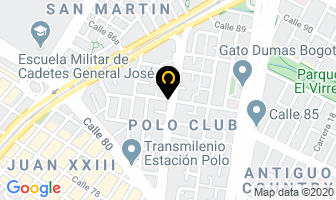 Mapa de La Mesa Vegetariana en Bogotá D.C