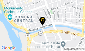 Mapa de La Motocicleta Um en Neiva