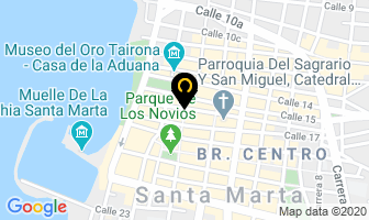 Mapa de La Muzzería en Santa Marta