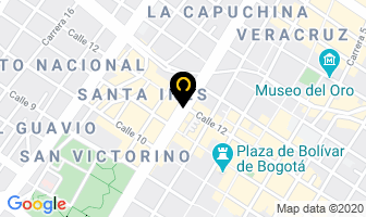 Mapa de La Novia Modelo en Bogotá D.C