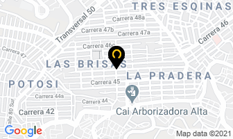 Mapa de La Nueva Jerusalen en Bogotá D.C