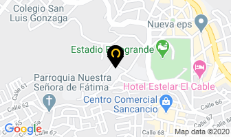 Mapa de La Ocho en Manizales