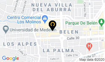 Mapa de La Olla Andina en Medellín