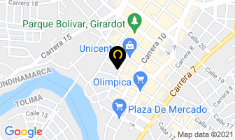 Mapa de La Pajarera en Girardot