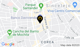 Mapa de La Pañalera en Sincelejo