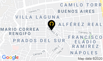 Mapa de La Parrillada Paisa en Cali